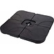 Relaxwonen - Parasoltegel - Vulbaar - 4 Tegels - 15 liter - Zwart - Parasolvoet - H 7,5 x B 50 x B 50 cm Relaxwonen - Parasoltegel - Vulbaar - 4 Tegels - 15 liter - Zwart - Parasolvoet - H 7,5 x B 50 x B 50 cm
