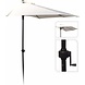 Relaxwonen - balkonparasol half rond Ø250cm met zwengel Relaxwonen - balkonparasol half rond Ø250cm met zwengel