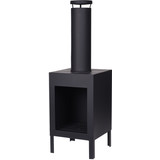 Relaxwonen - Sfeerhaard - Tuinhaard - Vuurkorf - Zwart - 30x30x100 cm Relaxwonen - Sfeerhaard - Tuinhaard - Vuurkorf - Zwart - 30x30x100 cm