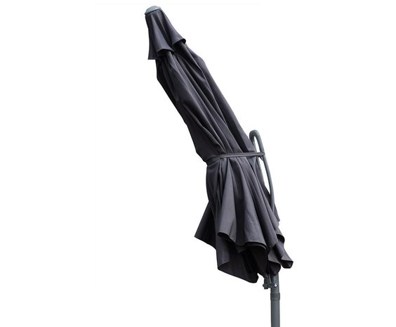 Relaxwonen - Push-up zweefparasol - Ø300cm - antraciet - stevige kwaliteit Relaxwonen - Push-up zweefparasol - Ø300cm - antraciet - stevige kwaliteit