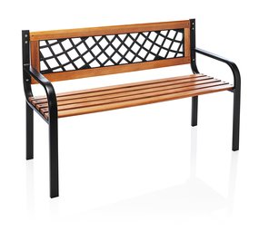 Relaxwonen Relaxwonen - tuinbank -  FSC hout - metalen frame - Trend 2024 Relaxwonen Relaxwonen - tuinbank -  FSC hout - metalen frame - Trend 2024