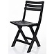 Relaxwonen - 4 tuinstoelen - antraciet - inklapbaar Relaxwonen - 4 tuinstoelen - antraciet - inklapbaar