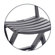 Relaxwonen - 4 tuinstoelen - antraciet - inklapbaar Relaxwonen - 4 tuinstoelen - antraciet - inklapbaar