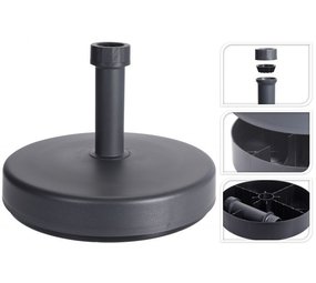 Relaxwonen Relaxwonen - Parasolvoet - Parasolhouder - Vulbaar tot 25KG - Relaxwonen Relaxwonen - Parasolvoet - Parasolhouder - Vulbaar tot 25KG -