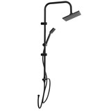 Relaxwonen - Regendouche set zwart met handdouche - Extra stevig Relaxwonen - Regendouche set zwart met handdouche - Extra stevig