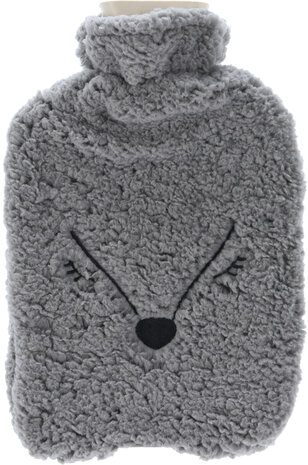 Relaxwonen - Kruik - Extra groot - Extra zacht - Extra warmte - Beer vorm - Grijs