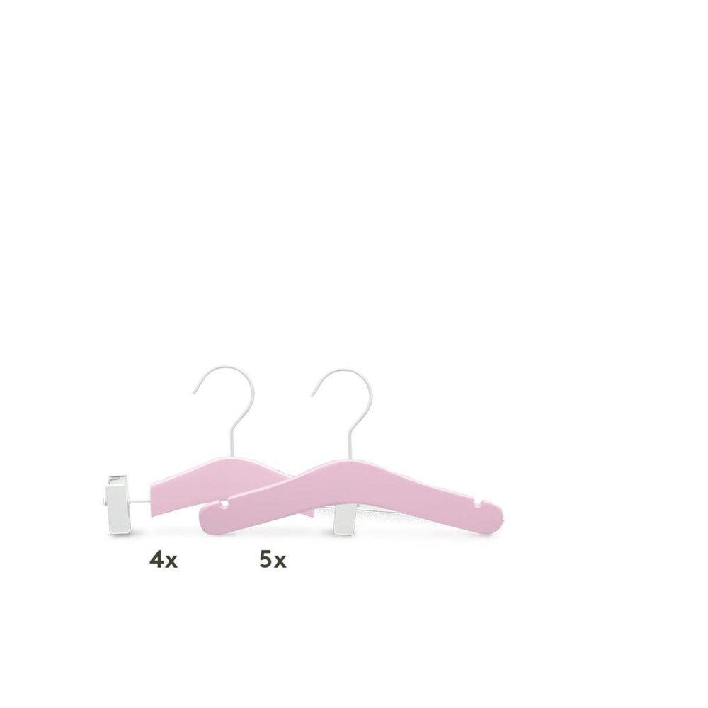 Ontslag Berg Vesuvius Onderzoek Relaxwonen - Baby kledinghangers - Set van 9 - Roze - Broek en  kledinghangers - extra stevig - Relaxwonen