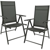 Relaxwonen Tuinstoelen 2 stuks - 7 standen - antraciet - aluminium tuinstoel - tuinstoel - tuinstoel inklapbaar - verstelbare stoel Relaxwonen Tuinstoelen 2 stuks - 7 standen - antraciet - aluminium tuinstoel - tuinstoel - tuinstoel inklapbaar - verstelbare stoel
