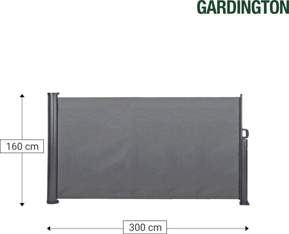 Relaxwonen Windscherm Uittrekbaar – Weerbestendig – Zonnescherm met UV Bescherming – Tuin Meubelen – Camping Artikelen – Zomer – Ruimtebesparend en Makkelijk te Installeren - Antraciet – 160 X 300 cm Relaxwonen Windscherm Uittrekbaar – Weerbestendig – Zonnescherm met UV Bescherming – Tuin Meubelen – Camping Artikelen – Zomer – Ruimtebesparend en Makkelijk te Installeren - Antraciet – 160 X 300 cm