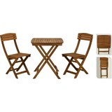 Relaxwonen Relaxwonen - Bistroset - Hardhout - FSC - 2 stoelen - Tafel Relaxwonen Relaxwonen - Bistroset - Hardhout - FSC - 2 stoelen - Tafel