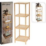Relaxwonen - Opbergrek - Badkamerrek - Bamboe - 4 laags Relaxwonen - Opbergrek - Badkamerrek - Bamboe - 4 laags