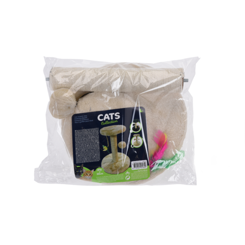 Cats Collection Krabpaal met Speelgoed - Antraciet