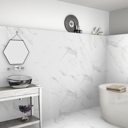 Luxury Tiles Calacatta Marble Effect 60x30 Matt Tiles