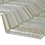 Luxury Tiles Chevron Archway White Mosaic Tile