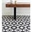 British Ceramic Tiles Retro Black feature floor tile BCT53606