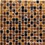 Luxury Tiles Pandemonium brown copper glass mosaic tile