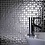 Silver Chrome Glass Mosaic Tile 300 x 300 mm Sheet