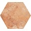 Luxury Tiles Vermont Hexagon Terracotta Floor 28.5 x 33 CM Tile