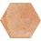 Luxury Tiles Vermont Hexagon Terracotta Floor 28.5 x 33 CM Tile