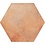 Luxury Tiles Vermont Hexagon Terracotta Floor 28.5 x 33 CM Tile