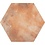 Luxury Tiles Vermont Hexagon Terracotta Floor 28.5 x 33 CM Tile