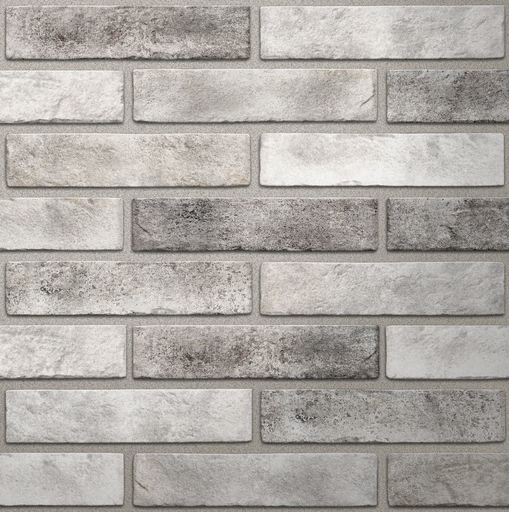 New York Grey Brick Effect Wall 60 X 250 Tile Luxury Tiles   Luxury Tiles New York Grey Brick Effect Wall 60 X 