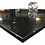 Luxury Tiles Shimmer Night Black Sparkling Quartz Tile