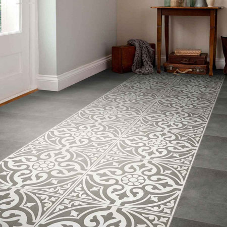 Kingsbridge Grey Patterned Wall and Floor Tiles - 33 x 33cm