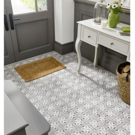 Laura Ashley Heritage Mr Jones Charcoal Pattern Luxury Tiles