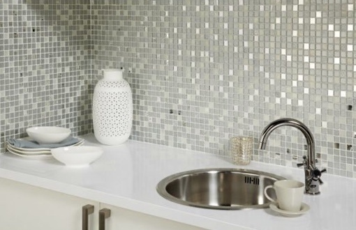 Louvre Sparkle Glass Mosaic 306 X306 Tile Luxury Tiles