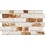 Verona Victorian Rustic White and Red Brick Effect 316 x 560 mm Tile