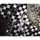 Luxury Tiles Lavish Black & Silver Crackle Glass Mosaic tile 300 x 300mm