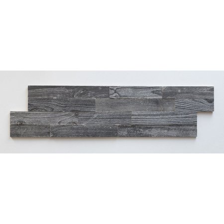 Luxury Tiles Deep Grey Wood Peel and Stick Self Adhesive Tile