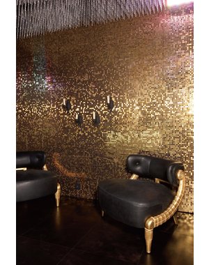 Dune Dune Metallic Gold Mosaic Tile