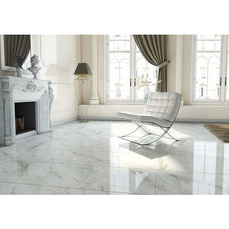 Luxury Tiles Calacatta Blanco White Polished Floor Tile 600x1200mm