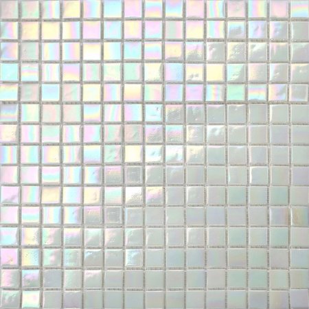 Luxury Tiles Lustre White Glass Mosaic Tile