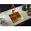 Luxury Tiles Midas Lalot Gold Undermount Kitchen sink with waste