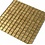 Luxury Tiles Alexandra Gold Glass Mosaic Tile 30x30cm