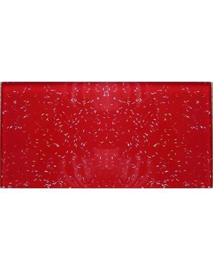 Luxury Tiles Red Glass Glitter Metro tile 7.5x15cm