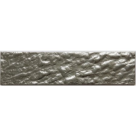 Luxury Tiles Silver Crackle Glass Metro tile 7.5x30cm