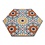 Luxury Tiles Moroccan Inspired Hex Decor tile 285x330mm