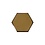 Dune Metallica Gold Hexagon Tile