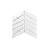 Luxury Tiles Chevron Gloss white decor tile