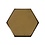 Dune Metallica Gold Hexagon Tile