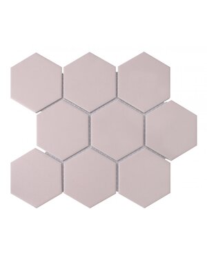 Luxury Tiles Hex Lilac Mosaic Sheet