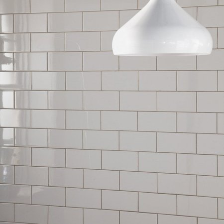 Luxury Tiles Luxe White Flat Metro Tile 20x10cm