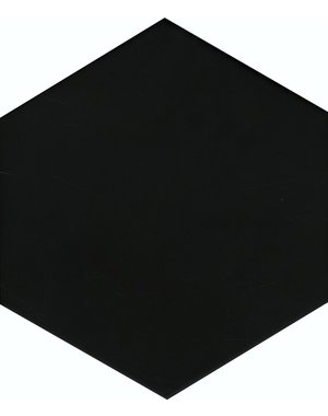 Luxury Tiles Hexagon Jet Black Tile