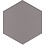 Luxury Tiles Hexagon Deep Grey Tile