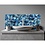 Luxury Tiles Seychelles Glass Blue 7.5x30cm Metro Tile