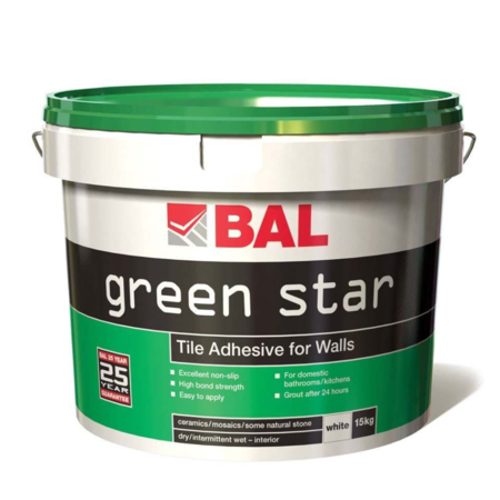 Luxury Tiles Green Star Wall Tile Ready Mixed Adhesive 15kg